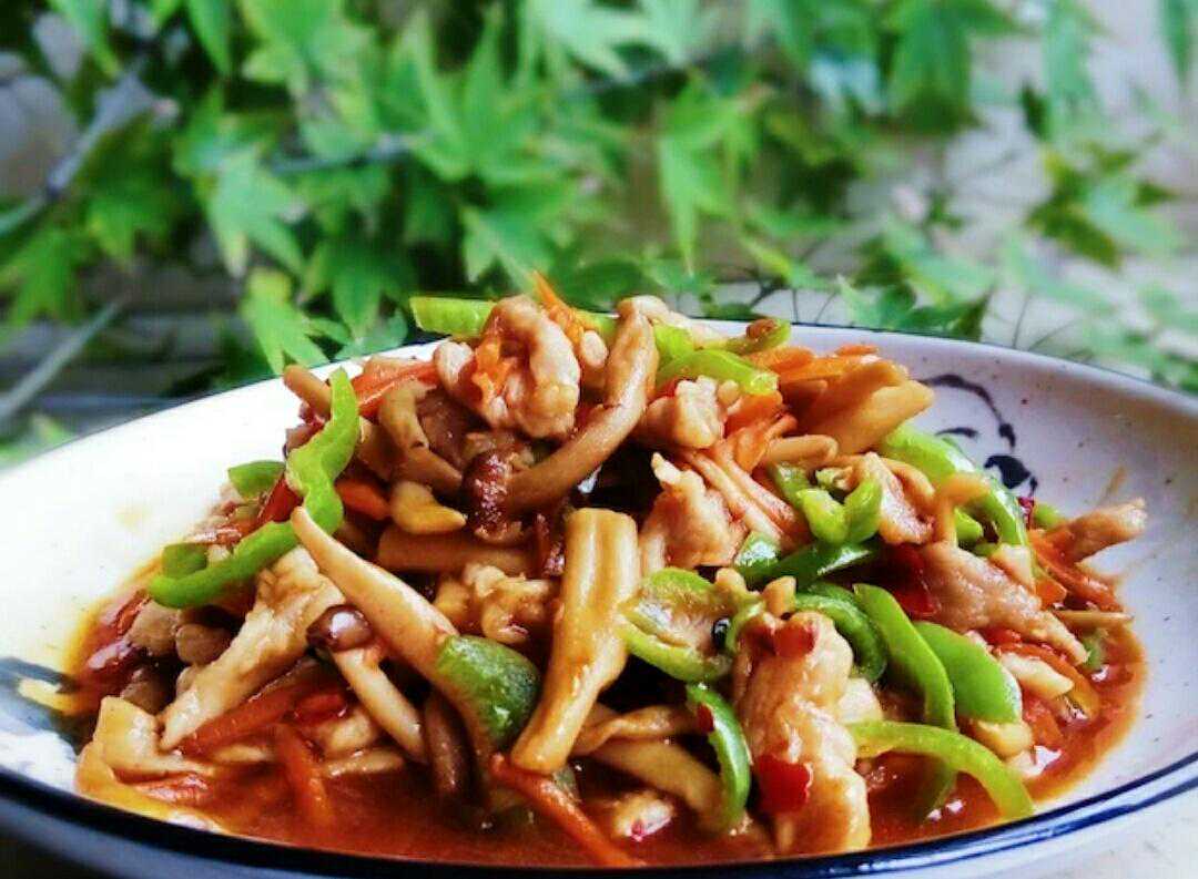 蟹菇的正确做法，鱼香蟹味菇！丰富营养、鲜香美味、满口浓香~