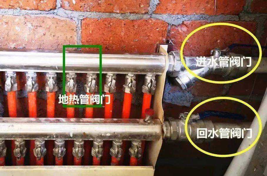 地暖阀门怎么是开，怎么是关？